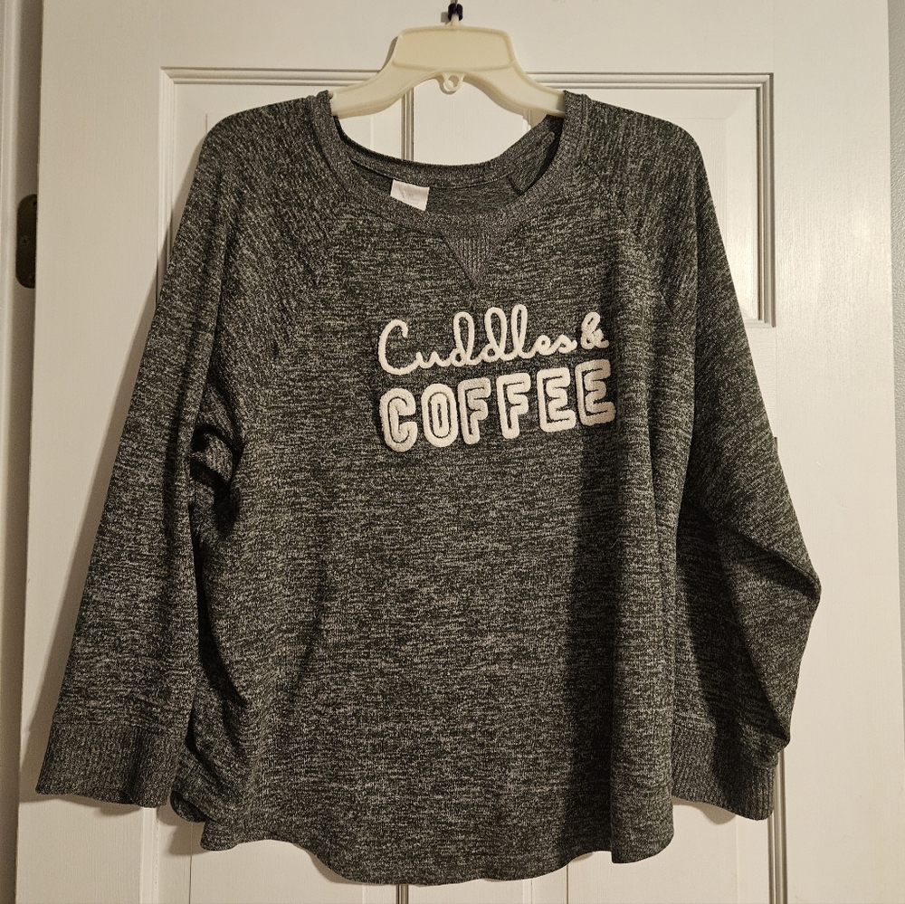 'Coffee & Cuddles' Long-sleeve Top